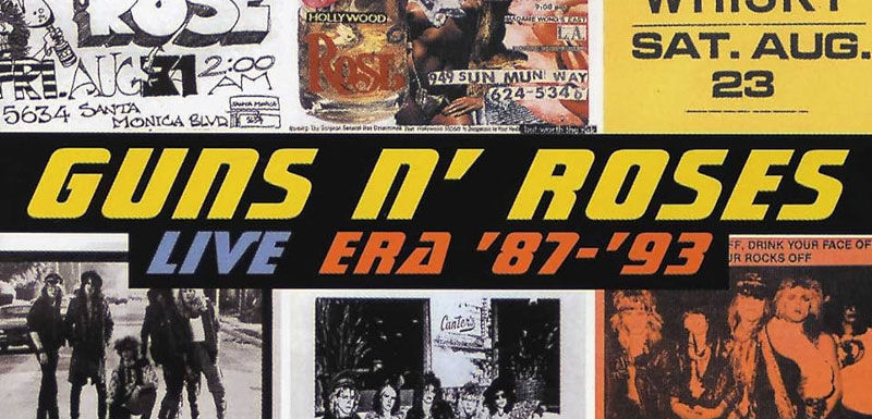 Guns N' Roses lançará vinil colorido quádruplo do Live Era '87-'93
